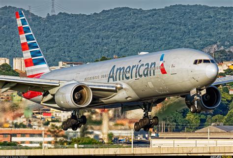 N778an American Airlines Boeing 777 200er At São Paulo Guarulhos