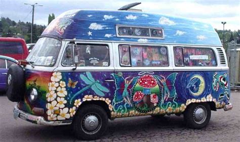 Psychedelic Hippy Vans Psychedelic Blog