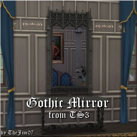 Mod The Sims Gothic Mirror From Ts3