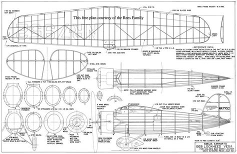 Lockheed Vega Plans Aerofred Download Free Model Airplane Plans