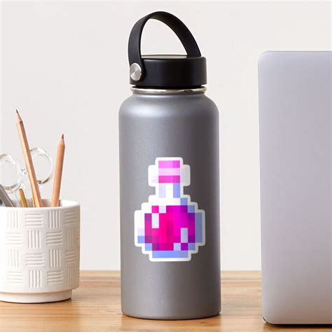 Minecraft Instant Health Potion Pixel Art Sticker For Sale By