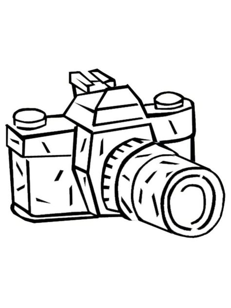 You can tell a lot about the way a person is feeling by the images that they draw, the colors that they use, etc. camera coloring pages printable. The camera is an optical ...