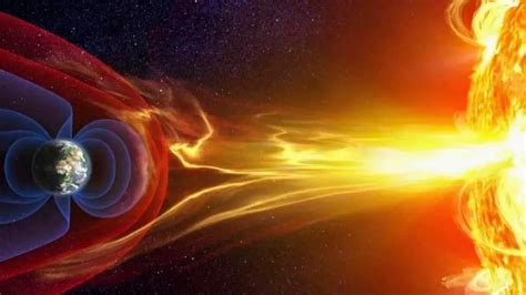 El Sol Lanza Una Explosión De Energía Electromagnética Hacia La Tierra