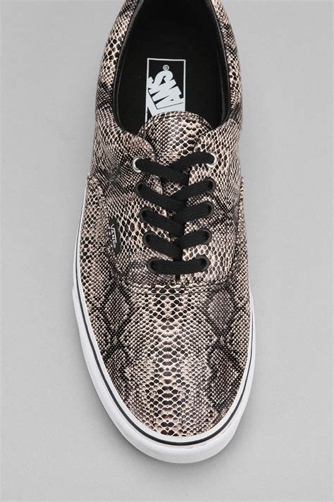 Vans Era Snakeskin Mens Sneaker In Black For Men Lyst