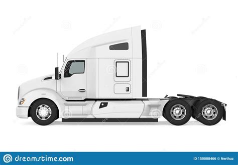 Semi Trailer Truck Isolated Stock Illustration Illustration Of Haul