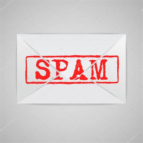 Spam Sign With Envelope Stock Vector By ©seby87 63008811