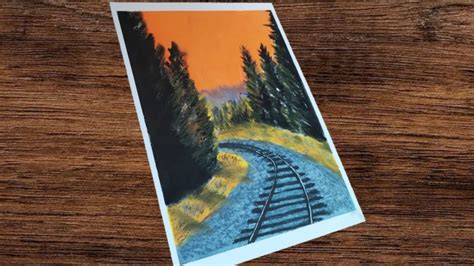 Sketsa Menggunakan Oil Pastel : Cara Menggambar ...