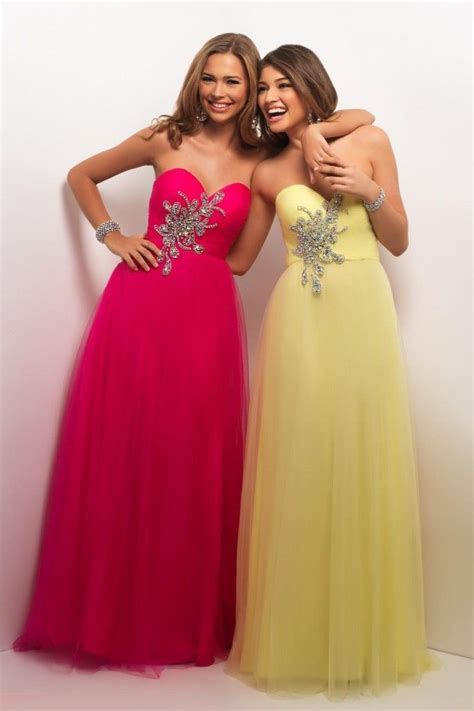 Pink And Yellow Ball Gown Prom Dresses Dresses Pinterest