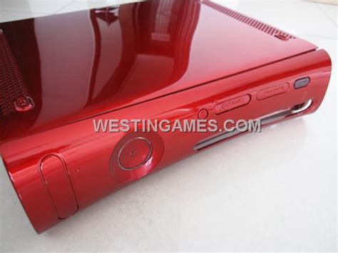 Full Console Housing Shell Case With Hdmi Port Red For Xbox360 Xbox360