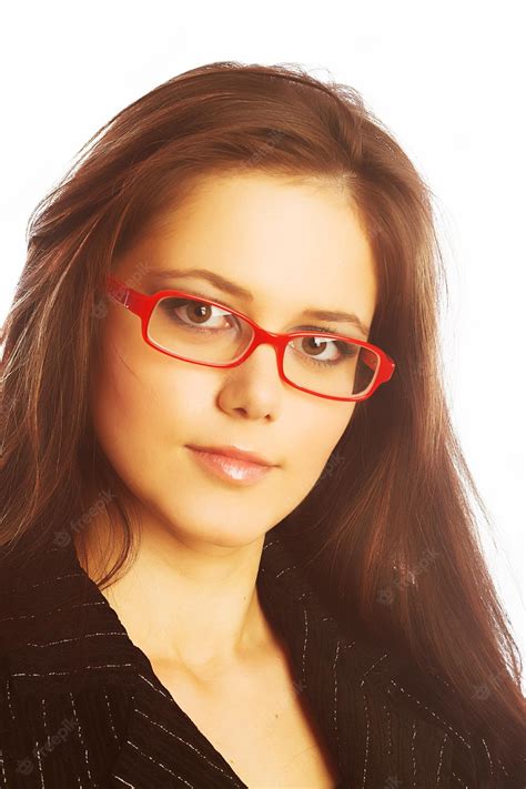 Premium Photo Beautiful Woman Wearing Glasses
