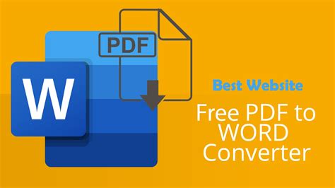 How To Convert Easily Pdf To Word Quickly In One Click
