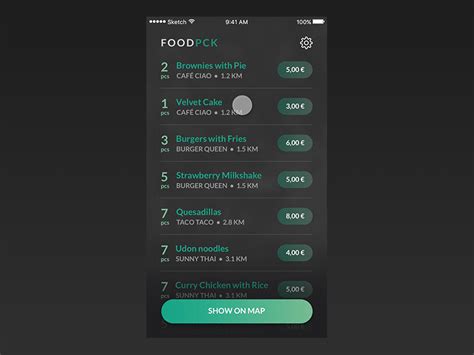 Foodpck App Mobile By Aleksi Liukkonen On Dribbble