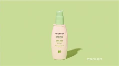 Aveeno Positively Radiant Sheer Daily Moisturizer Tv Commercial Pure