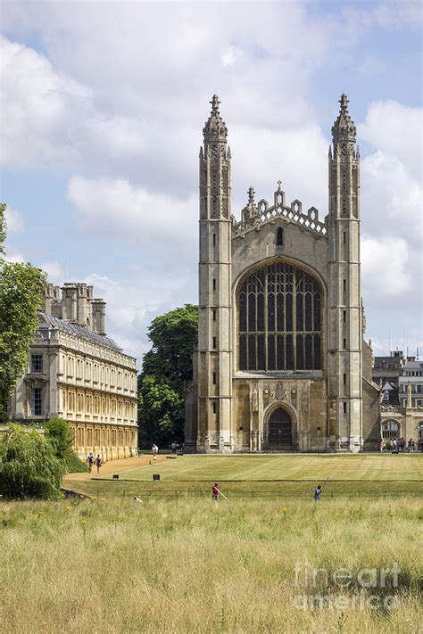 Kings College Chapel Cambridge From The Backs Photograph By Keith