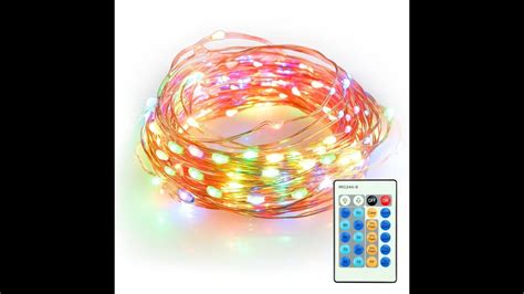 Review Multicolor Dimmable Led String Lights Taotronics Christmas