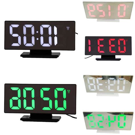 Alarm clock regular alarm clock:version 1. Multifunction Digital Alarm Clock LED Display Mirror Clock