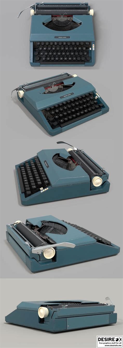 Desire Fx 3d Models Typewriter