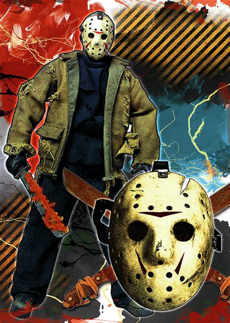 Jason Voorhees Friday The 13th Mixed Media By Xenomorphic Press Fine