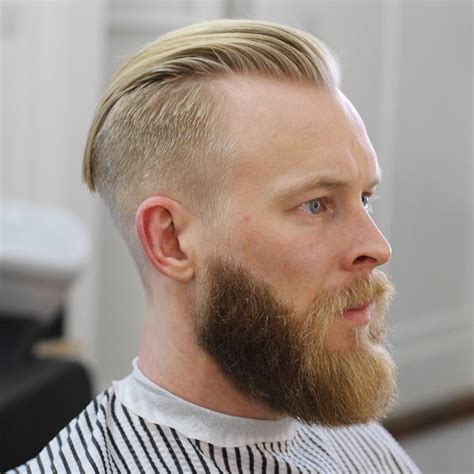 The Slicked Back Undercut Hairstyle Mens Haircuts Short Balding Mens