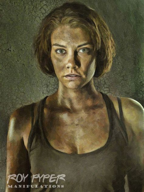 The Walking Dead Maggie Oil Paint Re