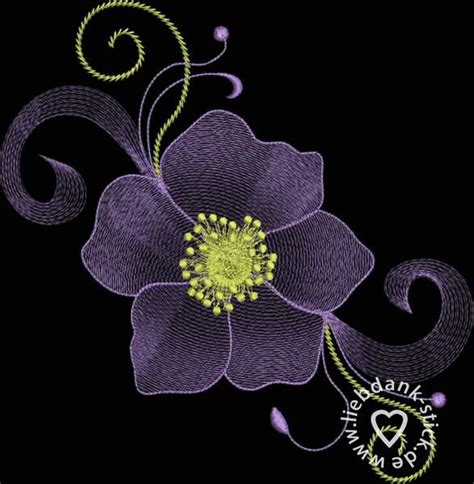 Suchen sie in stockfotos und lizenzfreien bildern zum thema dankbarkeit von istock. Stickmuster - Stickdatei Blume Leicht (Transparent) 18x18 ...