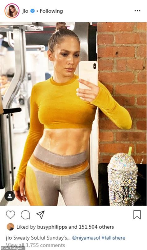 Jennifer Lopez Shows Off Taut Abs During Sweaty Workout After Serving Bridal Looks For New