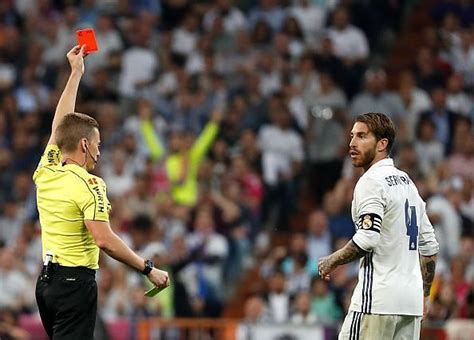 5 Most Controversial Red Cards Of Sergio Ramos Real Madrid Career