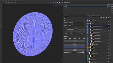 3d Model Bitcoin High Details 8k Pbr Vr Ar Low Poly Cgtrader