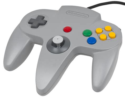 File N64 Controller Gray  Wikimedia Commons