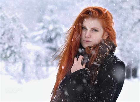 snow by tanya markova nya on 500px red hair woman stunning redhead natural red hair