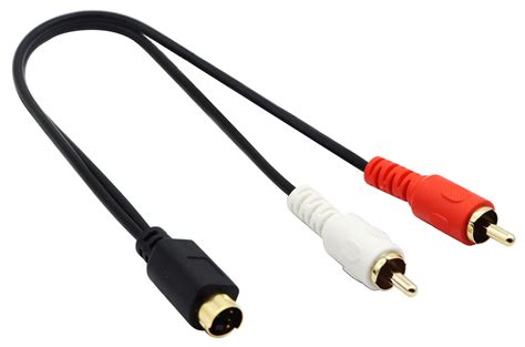 Buy Zdycgtime Gold Plated 4 Pin Mini Din S Video Male To 2 Rca Male