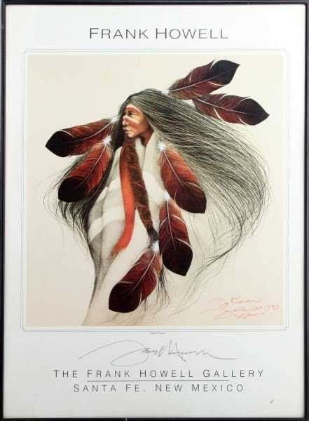 Lakota Dancer Poster By Frank Howell