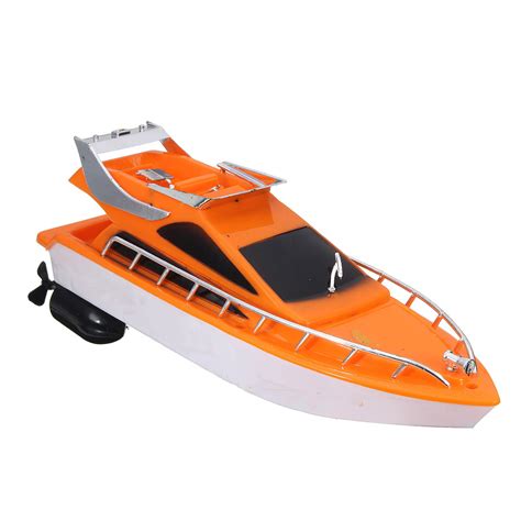10 best remote control boats of july 2020. Electric Remote Control RC Toy Speed Boat - Orange ...