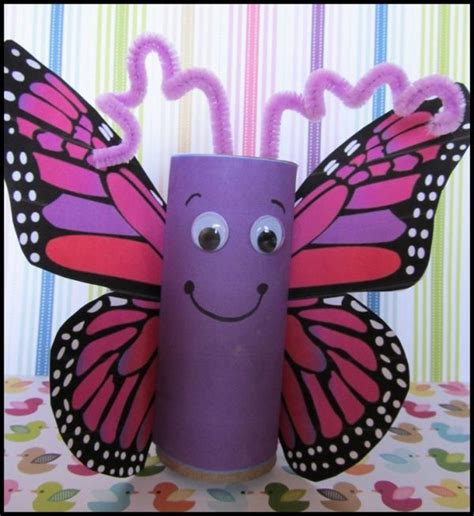 Butterfly Toilet Paper Roll Craft Paper Roll Crafts Toilet Paper