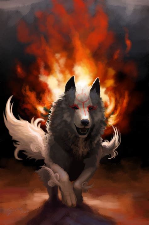 Pin By Paden On Lobo Wolf Spirit Animal Anime Wolf Okami