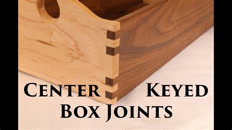 Center Keyed Box Joints Youtube