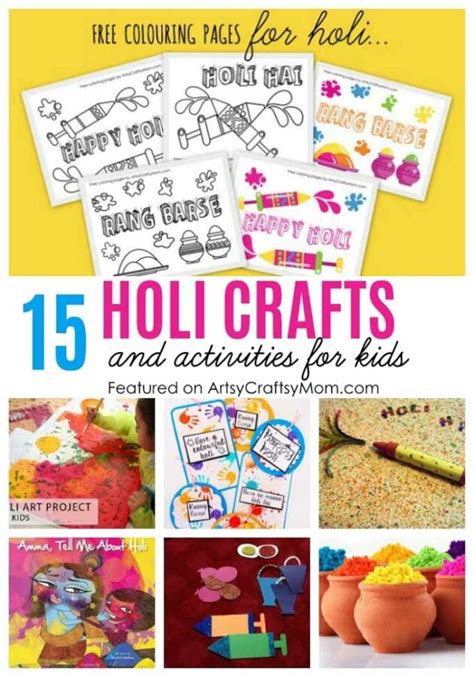 15 Amazingly Enjoyable Holi Crafts And Actions For Children Fkakidstv