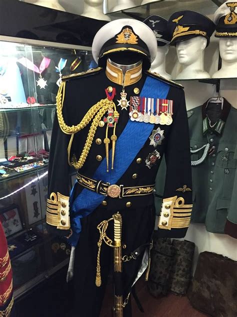 replica royal navy admirals dress uniform quarterdeck medals and militaria in 2021 uniform