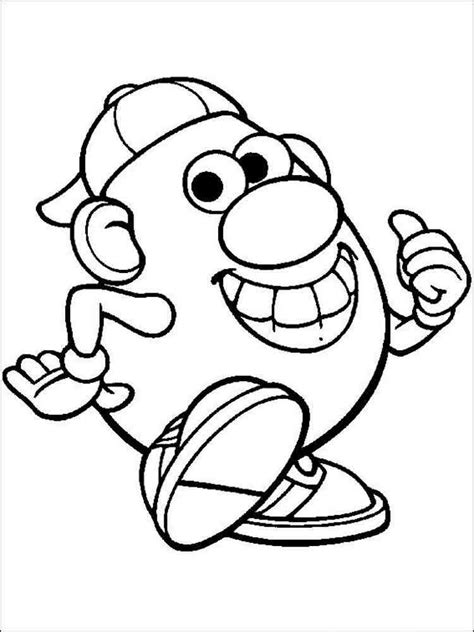 Mr Potato Head Coloring Sheets