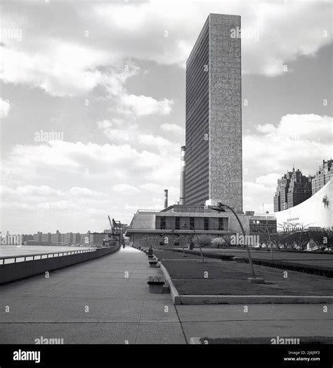 1950s Historical The Headquarters Of The United Nations New York