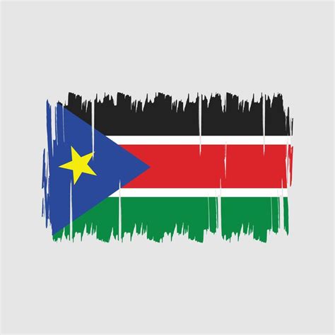 vetor de bandeira do sudão do sul bandeira nacional 9944814 vetor no vecteezy