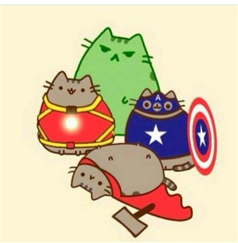Pusheen Super Heroes Pusheen Cute Pusheen Cat Cute Cat