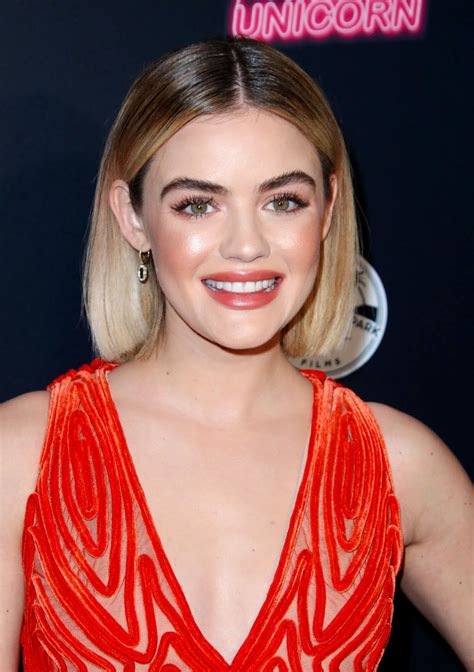 6,301,065 likes · 65,838 talking about this. Lucy Hale in Red Dress at "The Unicorn" Movie Premiere in ...
