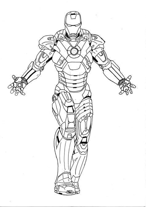 Top 20 iron man coloring pages. Iron Man - MARK VII by l-cardoso on deviantART | Superhero ...