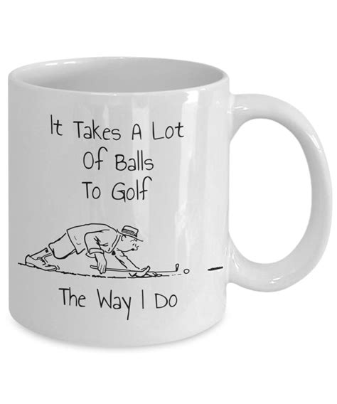 Funny Golf Mug Golf Humor T Funny Golfing Mug Golf Lover Etsy