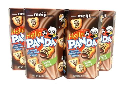 Hello Panda Chocolate Cream Cookies 5 Pack 21 Oz Individual Boxes New