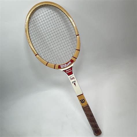 Vintage Wilson Jimmy Connors Champ Tennis Racket With Grip Wood Near Mint Ebay