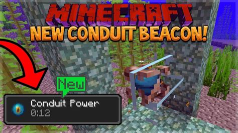 This is how you craft and activate the underwater beacon or conduit in mcpe 1.5 update aquatic (bedrock edition) if you want to. NEW UNDERWATER BEACONS! Minecraft 1.13 Snapshot 18W15A ...