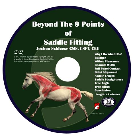 Beyond The 9 Points Of Saddle Fitting Dvd Schleese