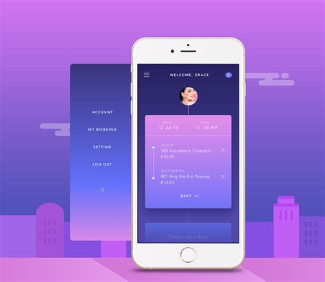Delivery Mobile App Ui 2016 On Behance